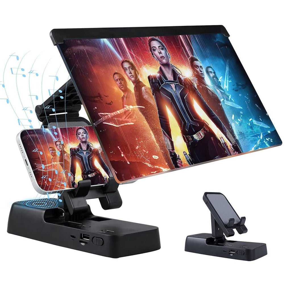 Screen Magnifier for Cell Phone with Bluetooth Speaker
